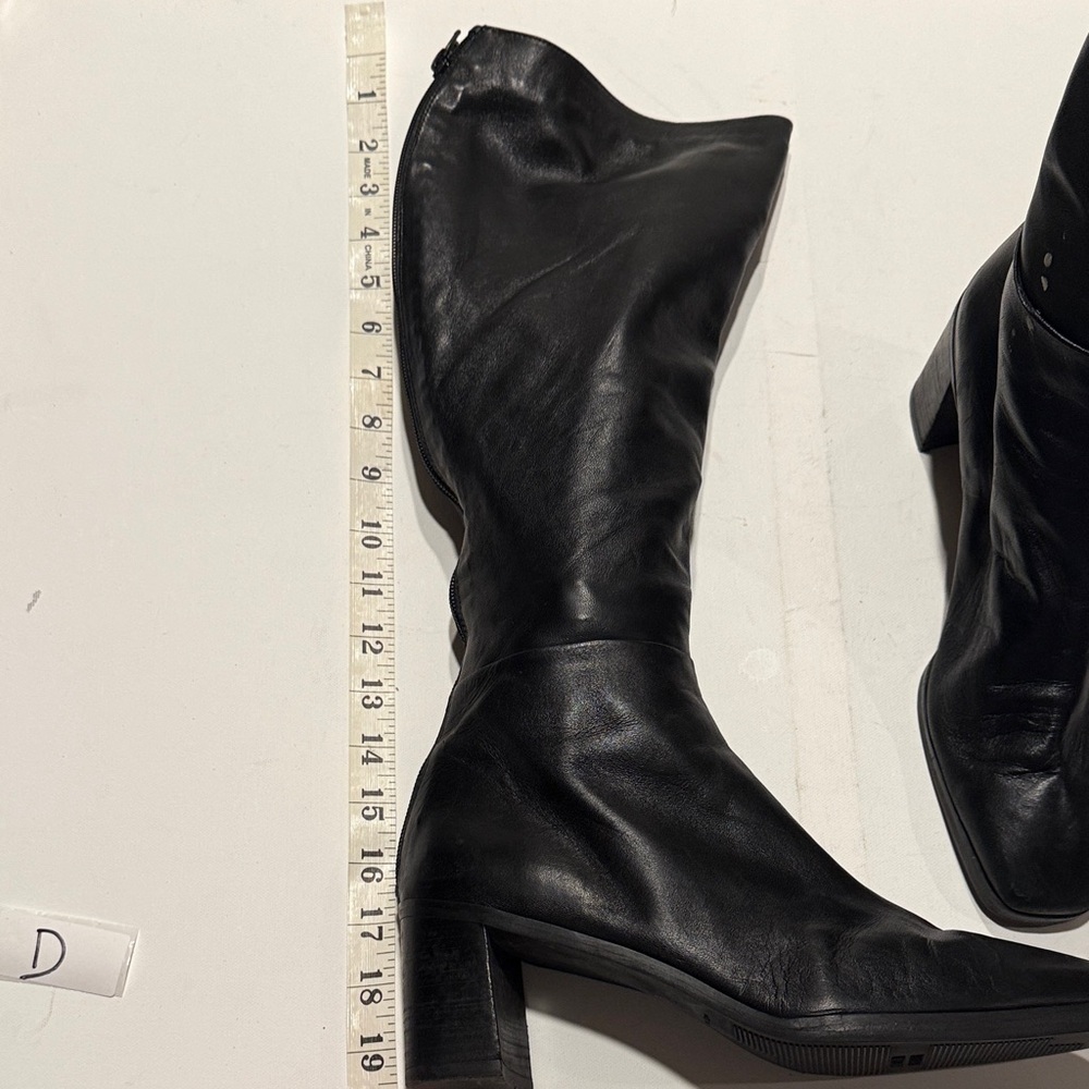 Stuart Weitzman Black Under the Knee Boots - Picture 5 of 7